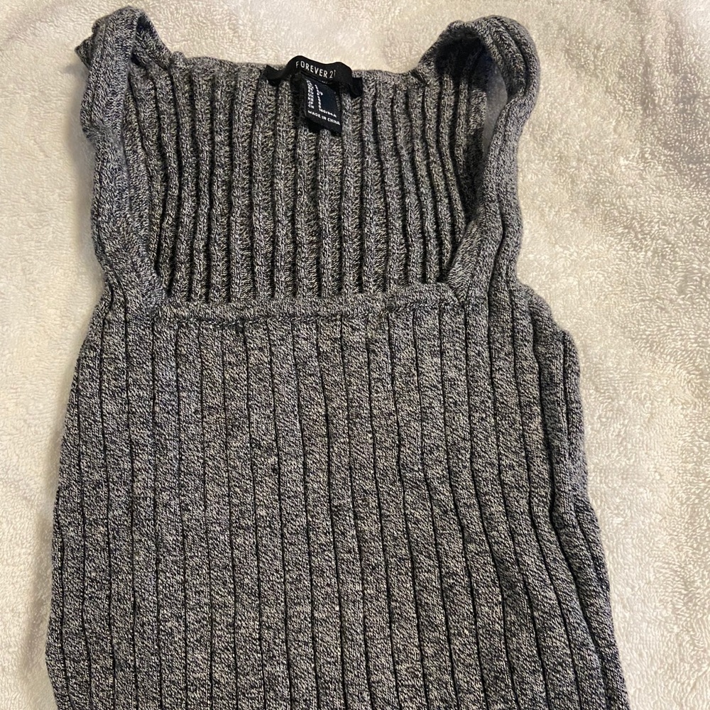 Forever 21  Grey Crop Top